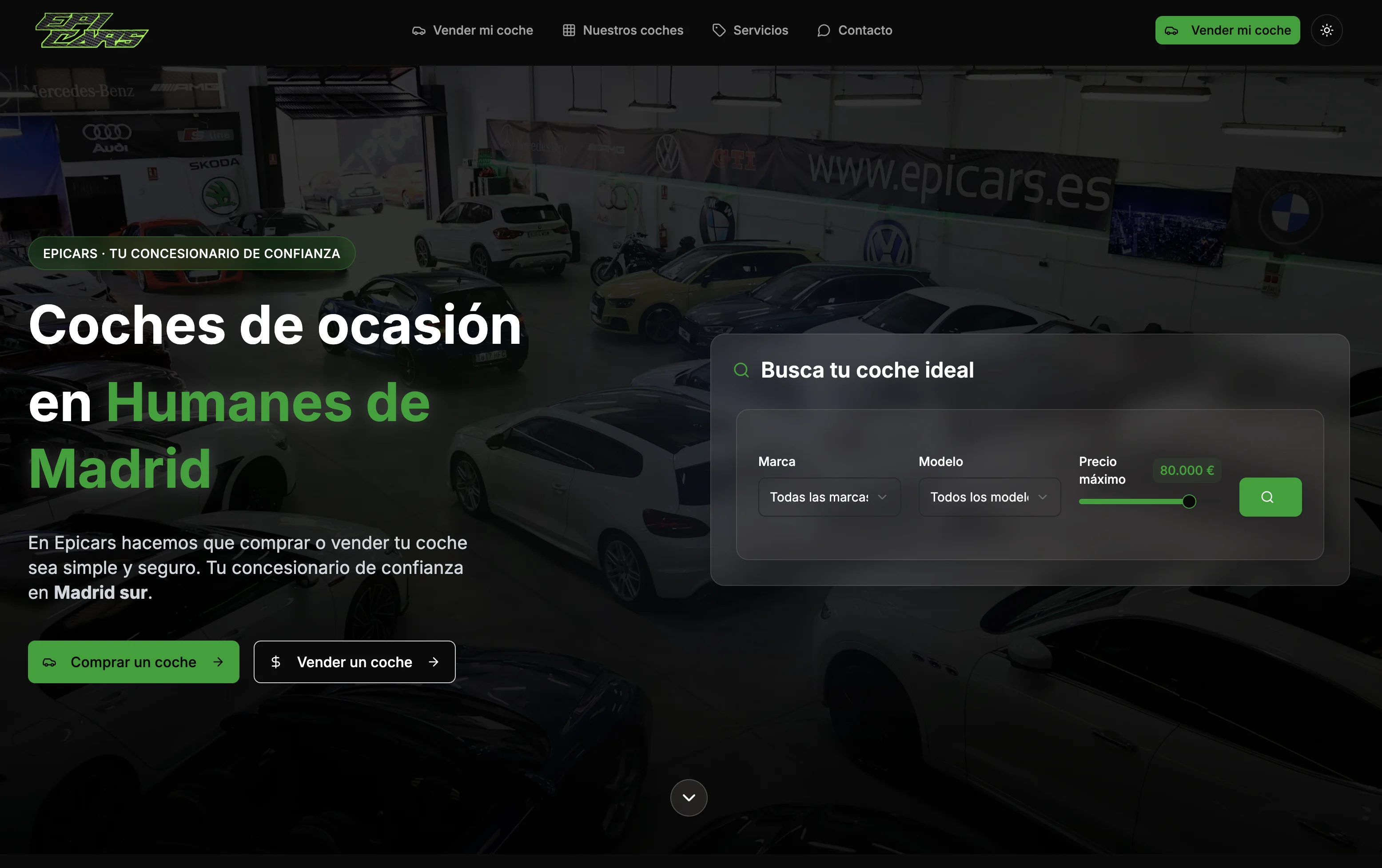 Portal Automotriz con Tasador Inteligente para Epicars